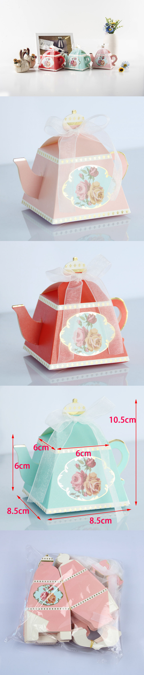Pink Paper Teapot